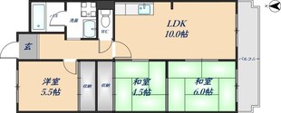 サニーヴィラの物件間取画像